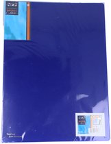 HFP showmap - Harde kaft - donker blauw - 30x tassen