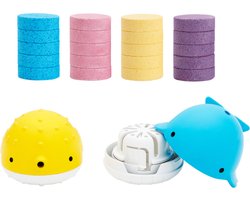 foto van Munchkin Color Buddies™ Bruis vissen l Badspeelgoed met 20 bruistabletten