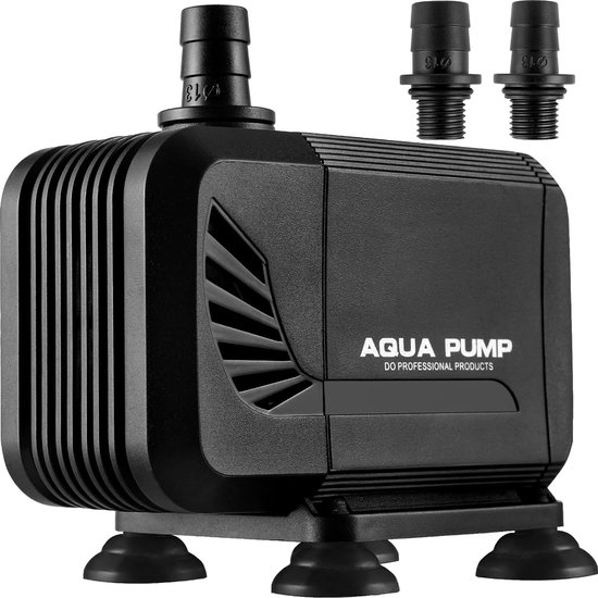 Aquariumpomp 25 watt 1200 l/u waterpomp dompelpomp - transportpomp zwart 1200 l/u