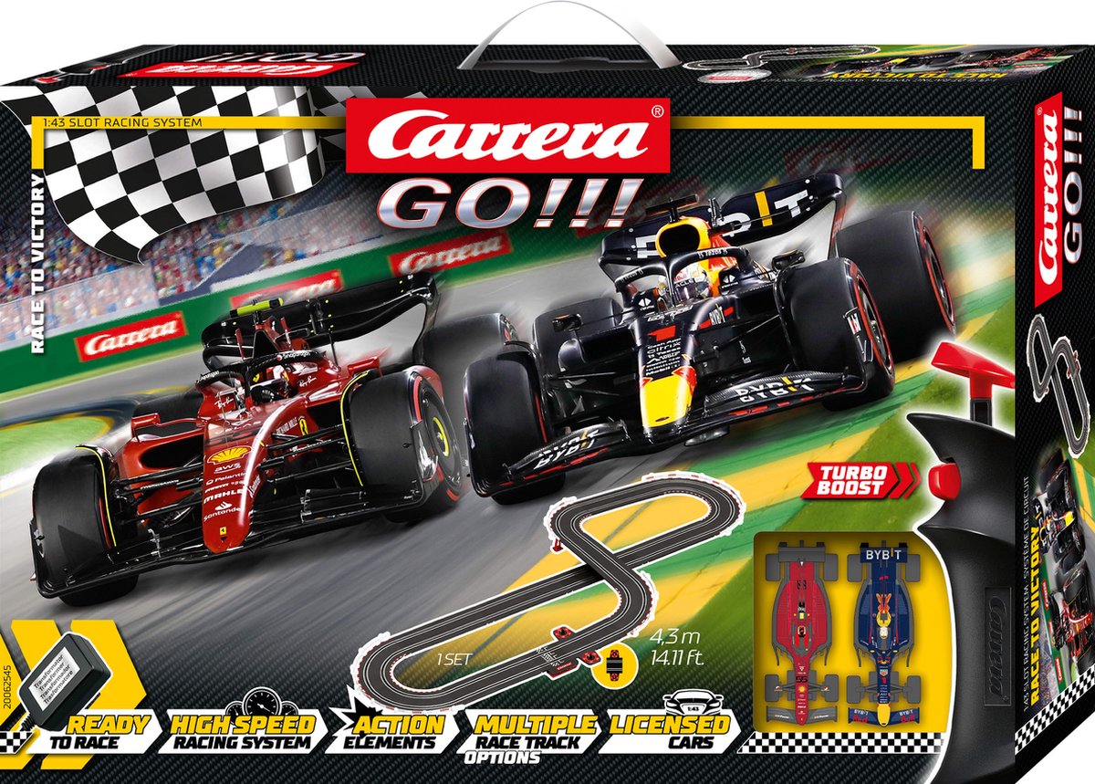 Carrera Go!!! Racebaan - GO!!! R to Victory - op Prijzenvolger.com