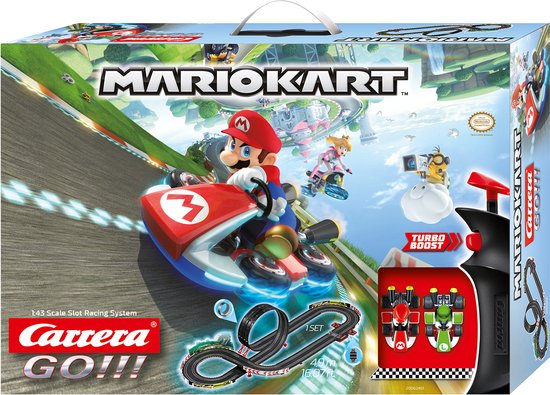 Carrera Go!!! Racebaan - GO!!! Nintendo Mario Kart - Mario - Luigi -
