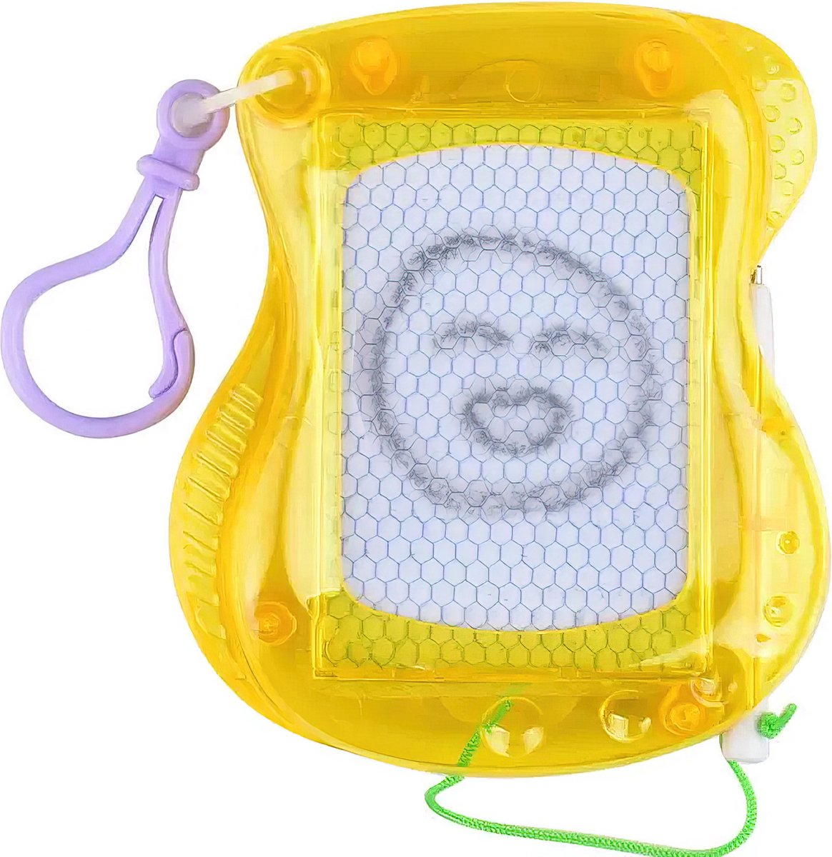 Ainy - Sleutelhanger met mini tekenbord voor kinderen | kleine whiteboard inclusief wisser | reisspel voor onderweg ( in de auto ) | To go schrijfblok / notitieblok / notitieboek | Sleutelhangers uitdeelcadeau