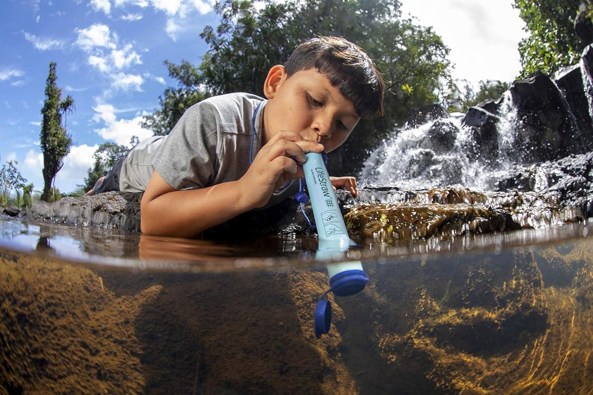 LifeStraw Persoonlijk waterfilter voor wandelen, kamperen, reizen en voorbereidingen voor noodsituaties