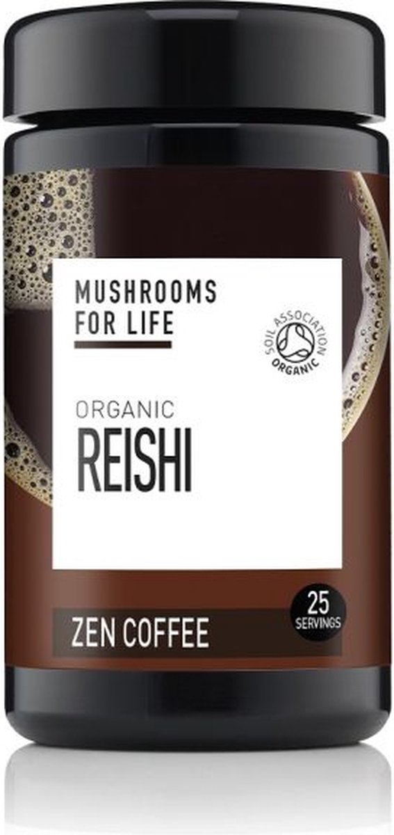 Goedkoopste Mushrooms4Life Reishi Zen Paddenstoelen Koffie 1000mg Bio 64g
