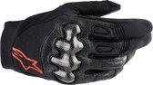 Alpinestars Megawatt Gloves Black Red Fluo XL - Maat XL - Handschoen