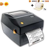 Labelprinter 460B bundel - Thermische USB verzendlabel printer - Verzendetiketten printer PostNL & DHL + 7 rollen van 300 verzendetiketten