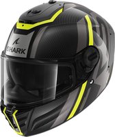 Shark Spartan Rs Carbon Shawn Carbon Yellow Anthracite DYA XS - Maat XS - Helm