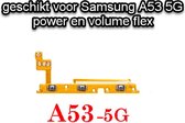 Samsung Galaxy A53 power en volume Flex Kabel geschikt voor Samsung Galaxy A53 A536 5G