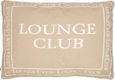 Lounge Club buitenkussen taupe 50x70cm