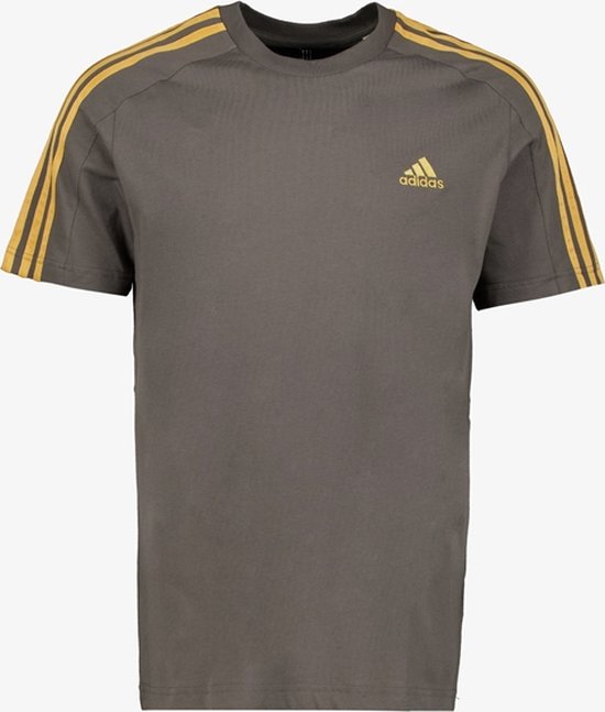 Adidas M3S SJ heren T-shirt bruin - Maat XXL