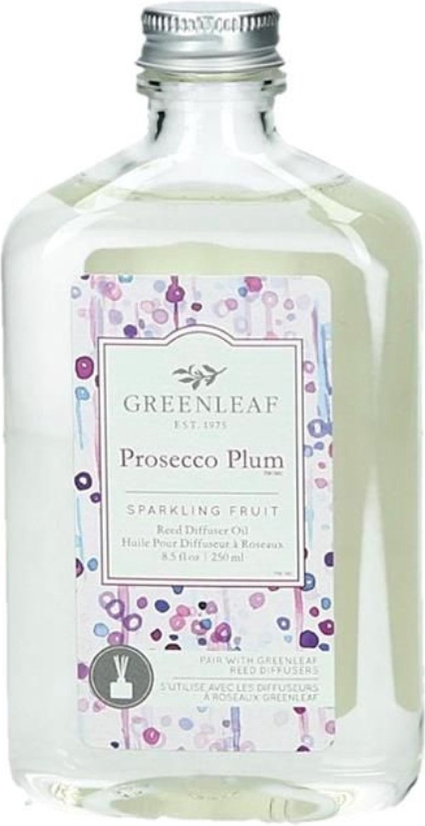 Greenleaf Diffuser Refil Oil Prosecco Plum