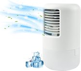 Portable Air Cooler with Water Cooler - Mini Air Conditioner, 3 Fan Speeds, Timer Function, 7 Colors Light