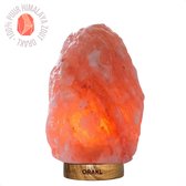 Orakl® - Dimbare Himalaya Zoutlamp Aura – 8-10 KG – Met Dimmer - 100% Himalayazout - Zoutlamp Himalayazout – Zoutlamp Nachtlampje – Zoutlampen - Zoutsteen – Incl. Houten Standaard