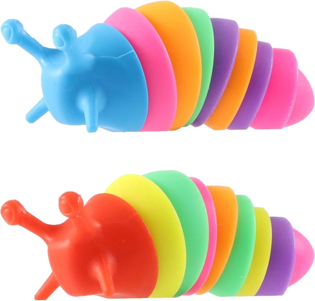Fidget Toys Slak Rups 1 Willekeurige Kleur 10CM Bekend van TikTok