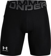 Under Armour UA HG Armour Shorts-BLK Heren Sportbroek - Zwart - Wit