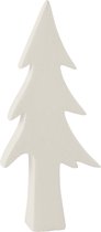 J-Line Kerstboom - keramiek - wit - medium