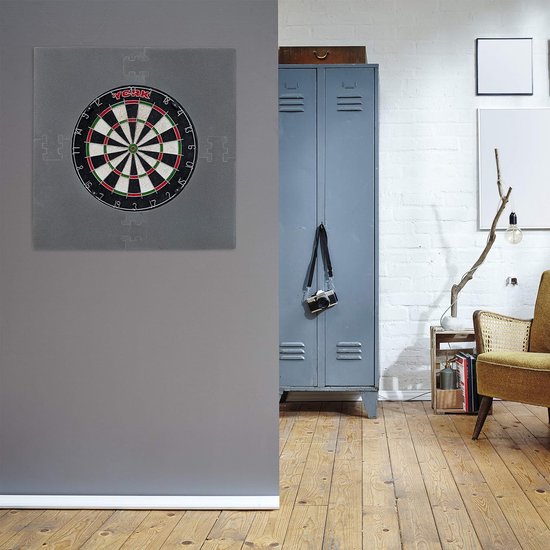 Dartbord Surround Ring R6 4-Delig 45 cm Muurbescherming Ø 71x71x3 cm Bordeaux Kleur van Dart — afbeelding 3