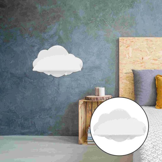 Olifant op wolk kinderkamer naam poster