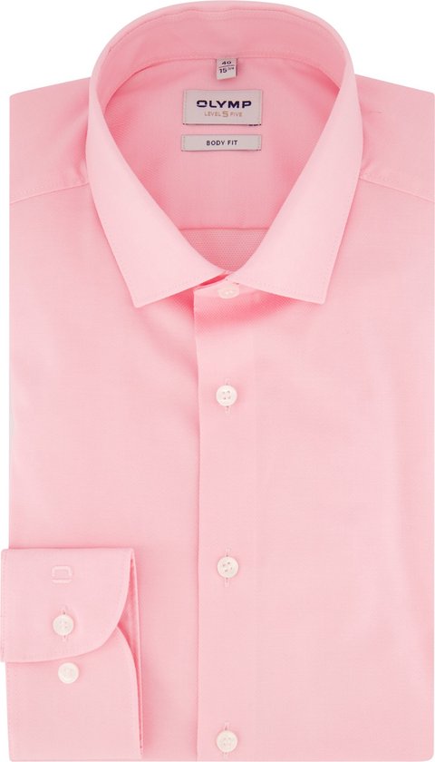 Chemise Olymp manches longueur 7 rose