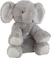 J-Line Olifant Pluche Grijs Large