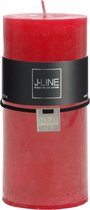 J-Line cilinderkaars - fuchsia - large - 72U - 6 stuks