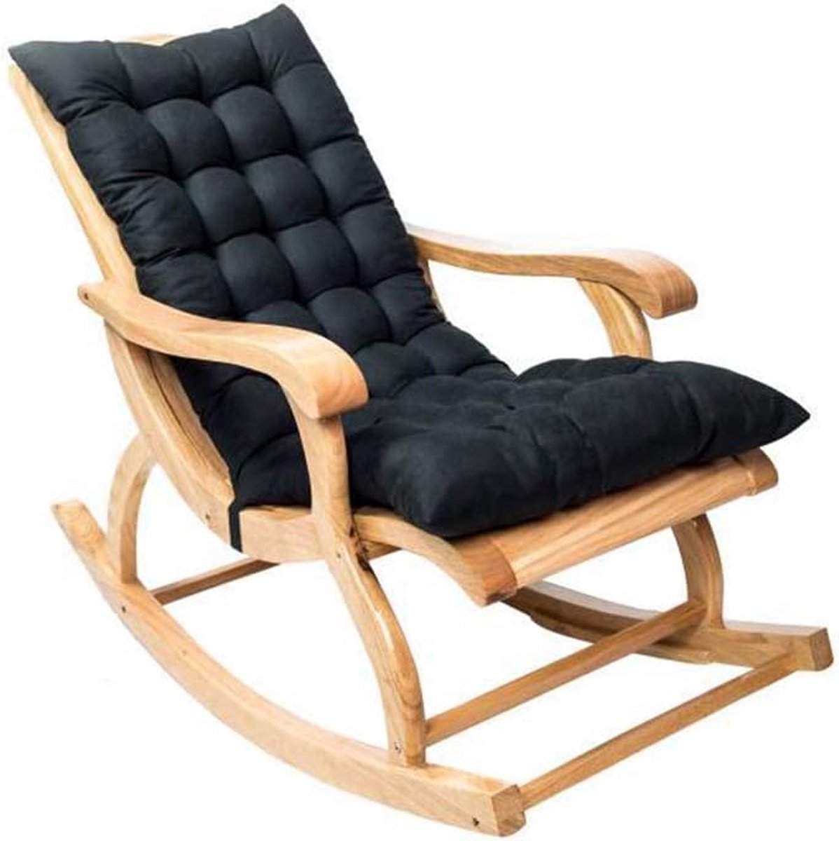 Tuin Stoel Kussen met Straps voor Ligstoel (120 x 50 x 12 cm) - Comfortabel en Stijlvol