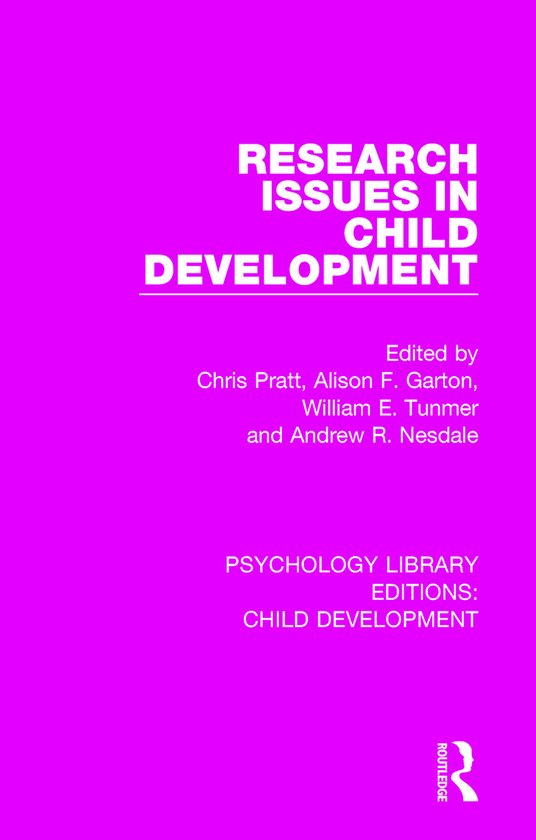 Psychology Library Editions: Child Development- Research Iss ... - cover