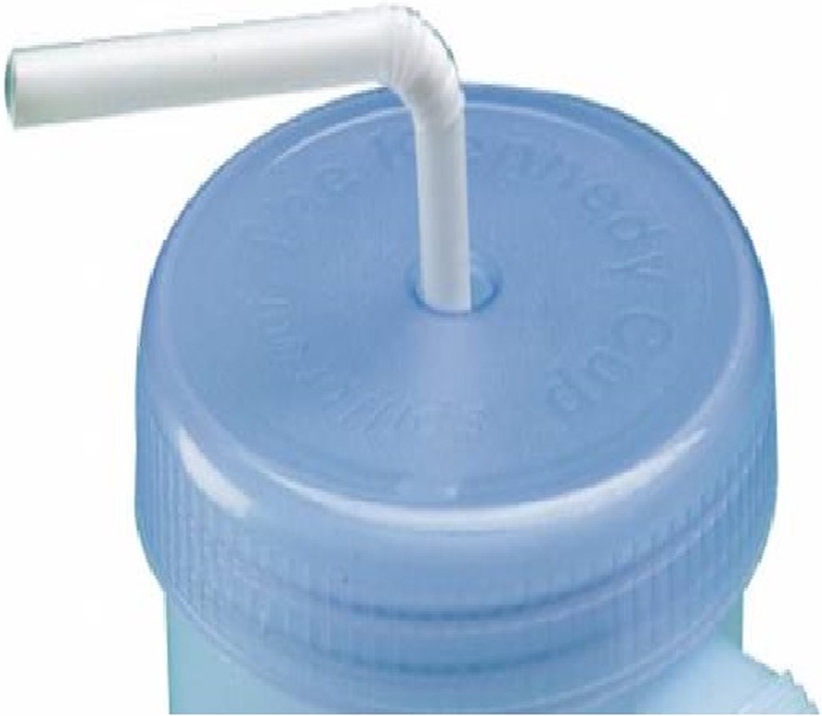 Vitility Kennedy blauwe deksel voor drinkbeker - 6 stuks