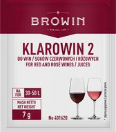Klarowin 2 klaringsmiddel voor rode wijnen 7g