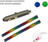 Katten Laser - Lampje voor de Kat - met hanger - Katten / Honden Laserlamp - Mini - Sleutelhanger & diverse speeltjes type 2
