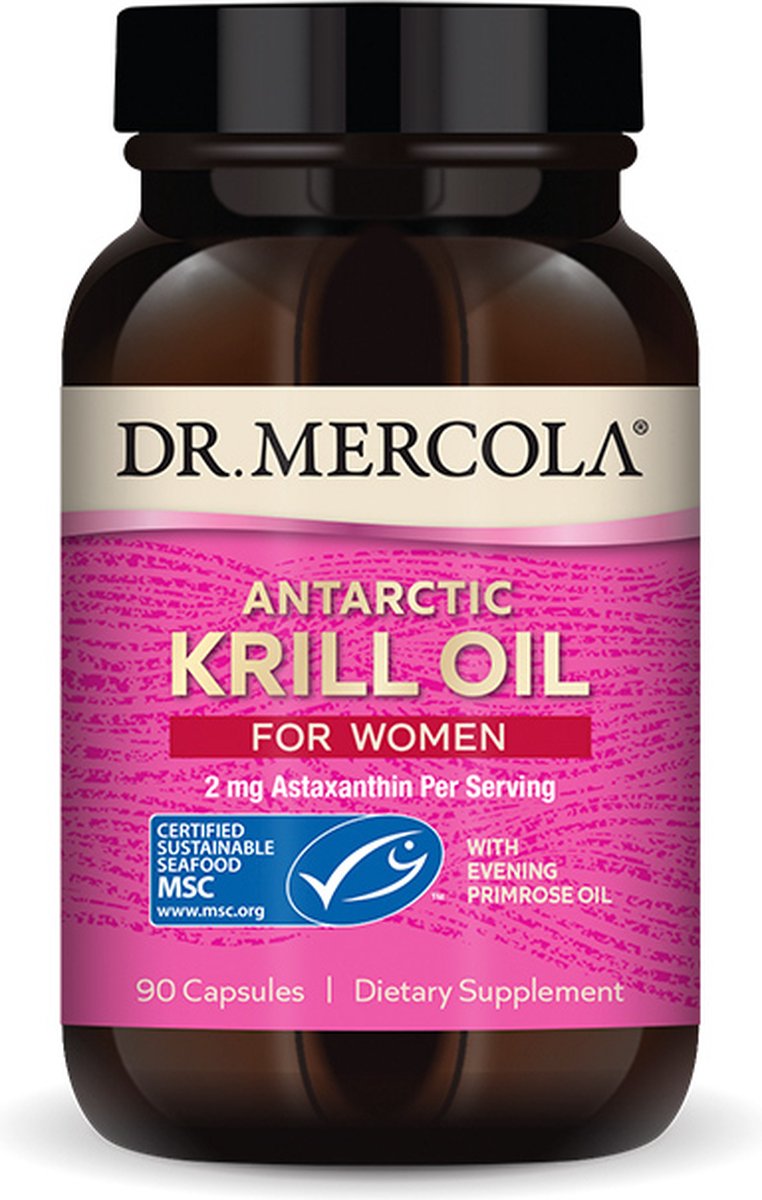 Goedkoopste Dr. Mercola - Antarctic Krill Oil for Women - 90 capsules