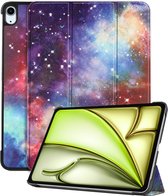 Hoes Geschikt voor iPad Air 6 (11 inch) Hoes Luxe Hoesje Book Case - Hoesje Geschikt voor iPad Air 2024 (11 inch) Hoes Cover - Galaxy