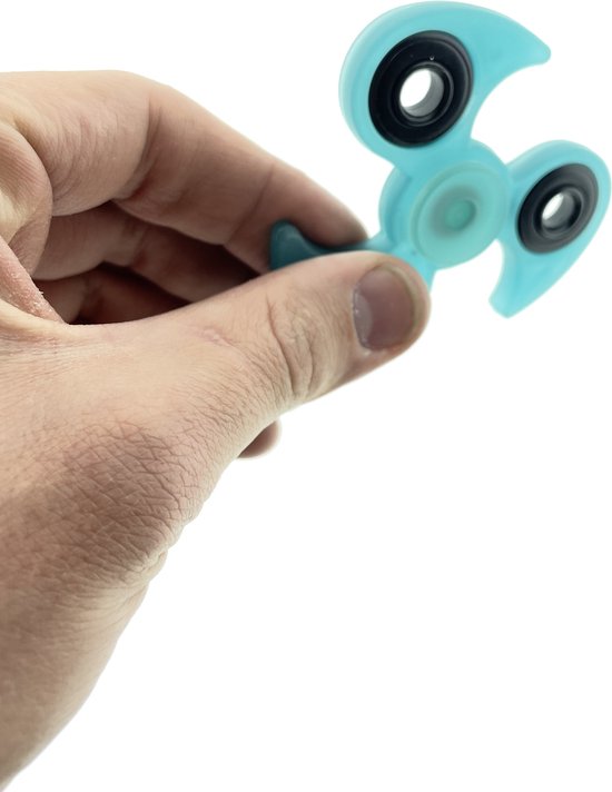 Fidget Ninja Spinner Lichtblauw van Fidget Ninja — afbeelding 2