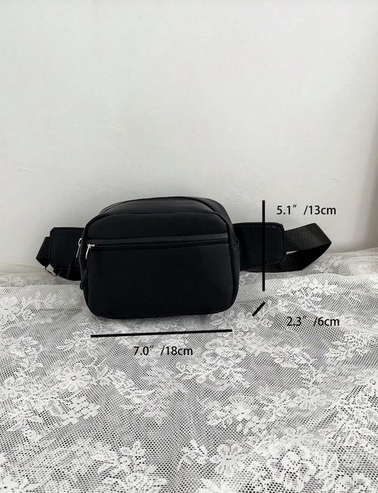 Leren heuptas/schoudertas Dames/Made in Italië/Leer tas