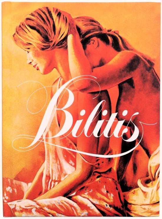 Illustratie van twee vrouwen, de tekst 'Bilitis' in witte sierletters.