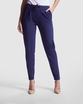 Donker Blauwe dames strech / travel broek model Larisa maat XL