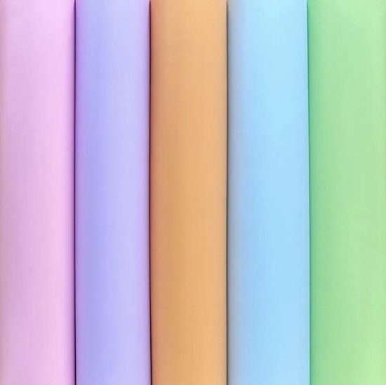 Vinyl Folie set - Superior Pastelkleuren (Cricut, Silhouette & LOKLiK Compatible, Stickers & DIY)