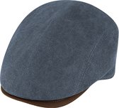 Flatcap Canvas Jeans Blauw Fiebig Mt 57