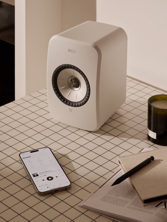 KEF LSX II LT Draadloze HiFi-luidsprekers - Stone White van KEF — afbeelding 3