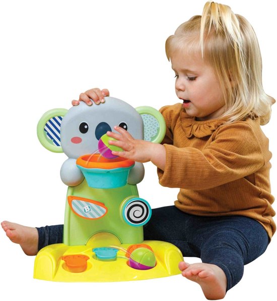B-Kids Happy Hoops Busy Stack Playset – kleurrijke stapelset met ringen en vormen voor baby’s en peuters. Stimuleert fijne motoriek, hand-oogcoördinatie en probleemoplossend denken. Duurzaam, veilig en leuk educatief speelgoed voor thuis.