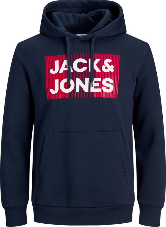 Jack & Jones Heren Sweatshirt JJECORP LOGO regular fit Blauw Volwassenen