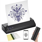 Bol.com Tattoo Printer - Tattoo Stencil Printer Eenvoudig Te Gebruiken - Oefenhuiden Tattoo Voor Draadloos Printen - Multifuncti... aanbieding