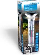 Grundig tuinlamp-thermometer - solar - 57 cm - brandtijd 6-8 uur