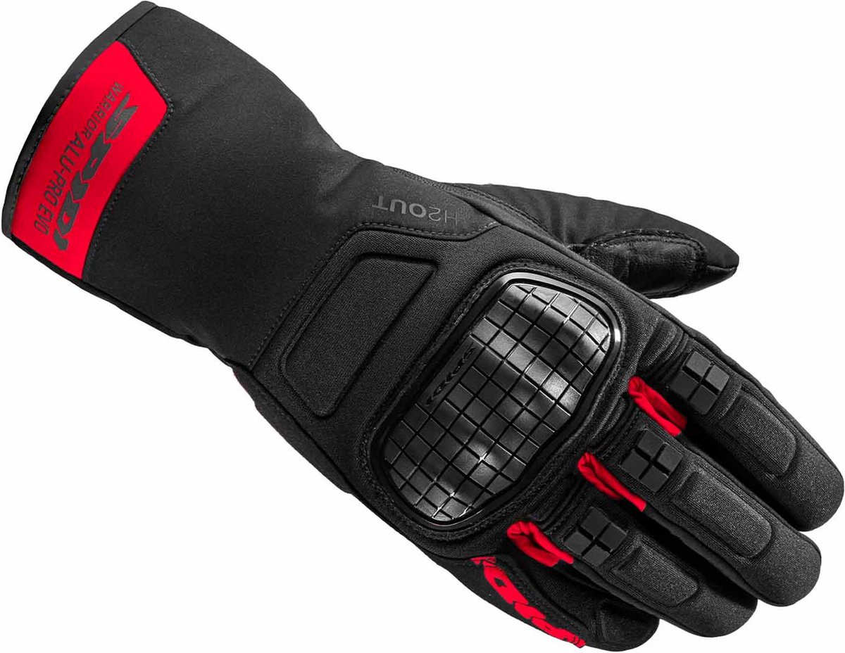 Spidi Alu-Pro Evo Handschoenen Zwart Rood - Handschoen