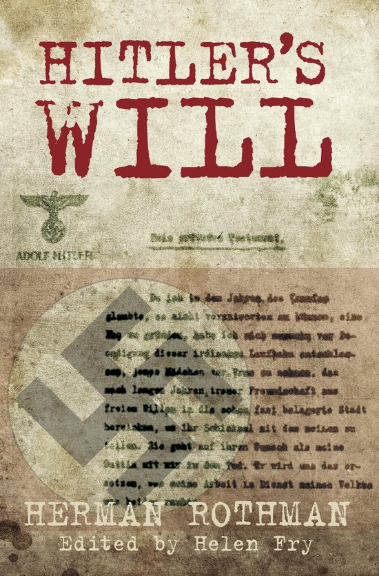 Hitler's Will - cover