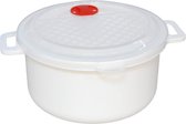 Gerimport Magnetronschaal met deksel/ventiel - 1.8 liter - kunststof - opwarm pot