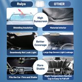 Compatibel zonwering voor auto-voorruit, XC40 zonwering voor auto, uv-bescherming, voorruit, zonwering