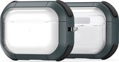Mobigear Hoesje geschikt voor Apple AirPods Pro 1 Hardcase Hoesje | Mobigear Shockproof - Groen