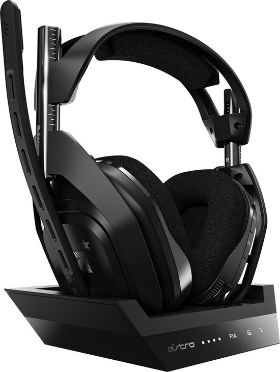 Logitech G ASTRO A50 – Draadloze Gaming Headset – Geschikt voor PS4 – Zilver