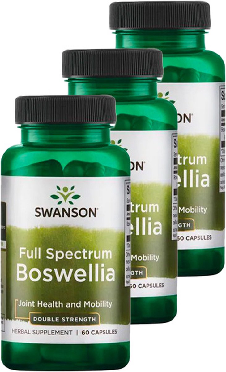 Goedkoopste Swanson | Full Spectrum Boswellia | 60 Capsules | 3 stuks | 3 x 60 Capsules